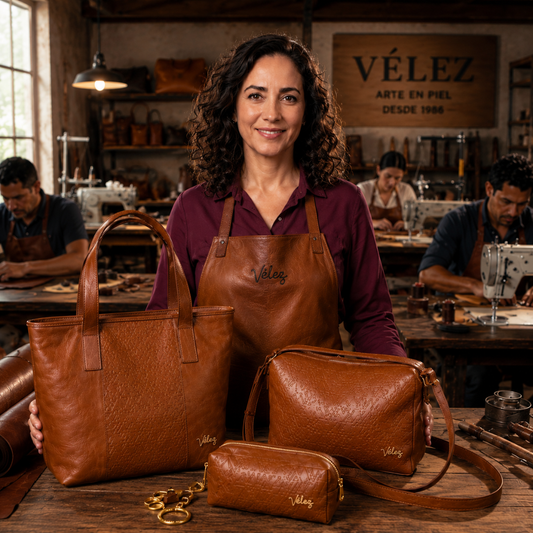 Trio Velez Dama en Cuero | ¡PRECIO ESPECIAL 80% OFF!